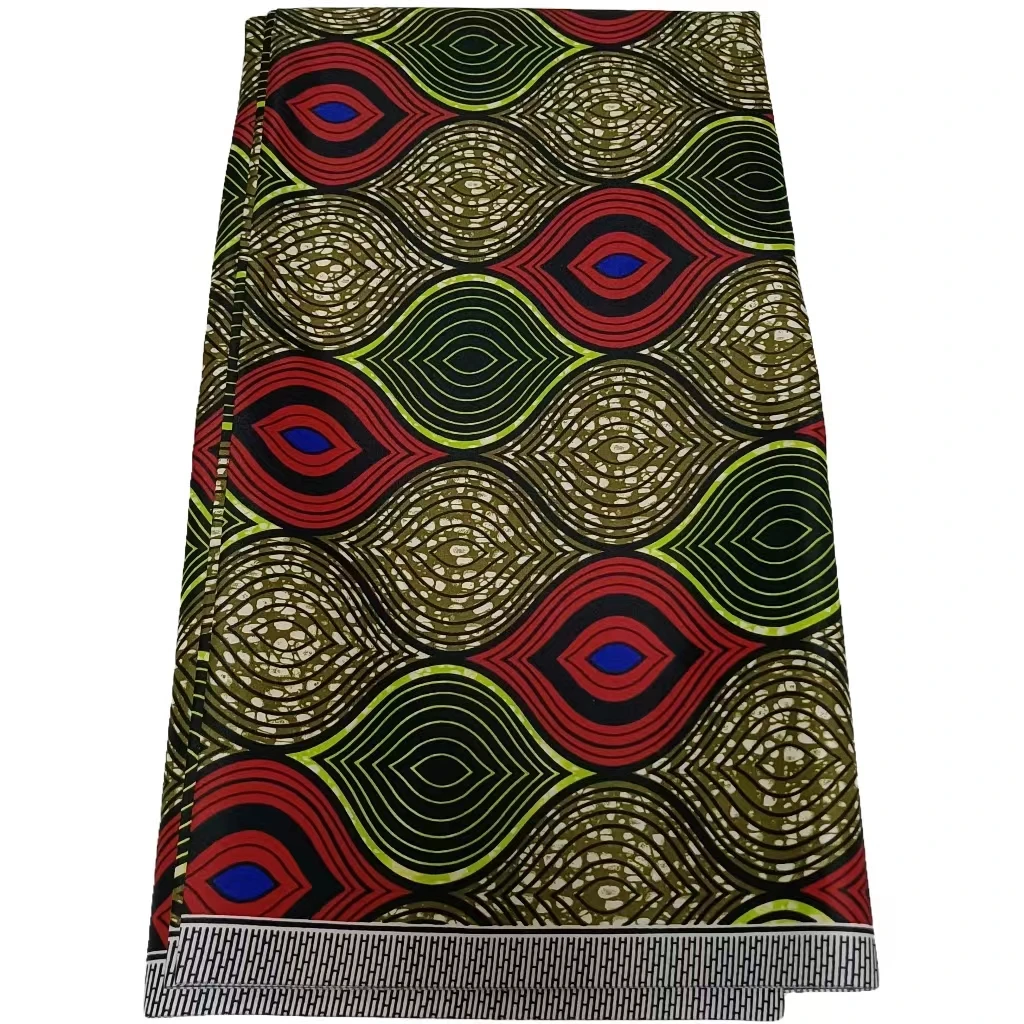 African Fabric Textile Holland Ghana Ankara Fabric 100% polyester African Wax Print Fabric for Dress