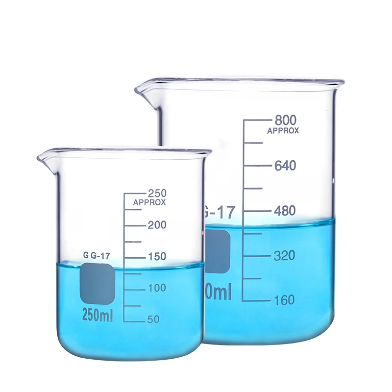 Factory wholesale cheap high transparency high temperature processing glass beaker