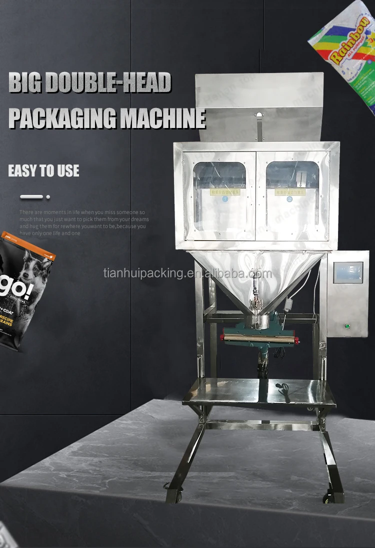 Vertical bucket garlic dumplings fish frozen food snack packing machine