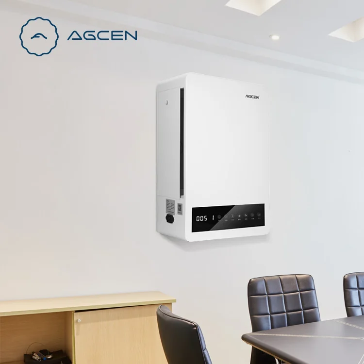 AGCEN OEM ODM Wall Mounted air ventilation unit Air Purifier Hepa H13 for bedroom apartment