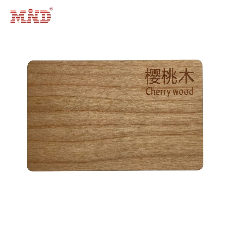 wholesale eco friendly smart chip wood hotel key card for access control V kaba saflok salto betech