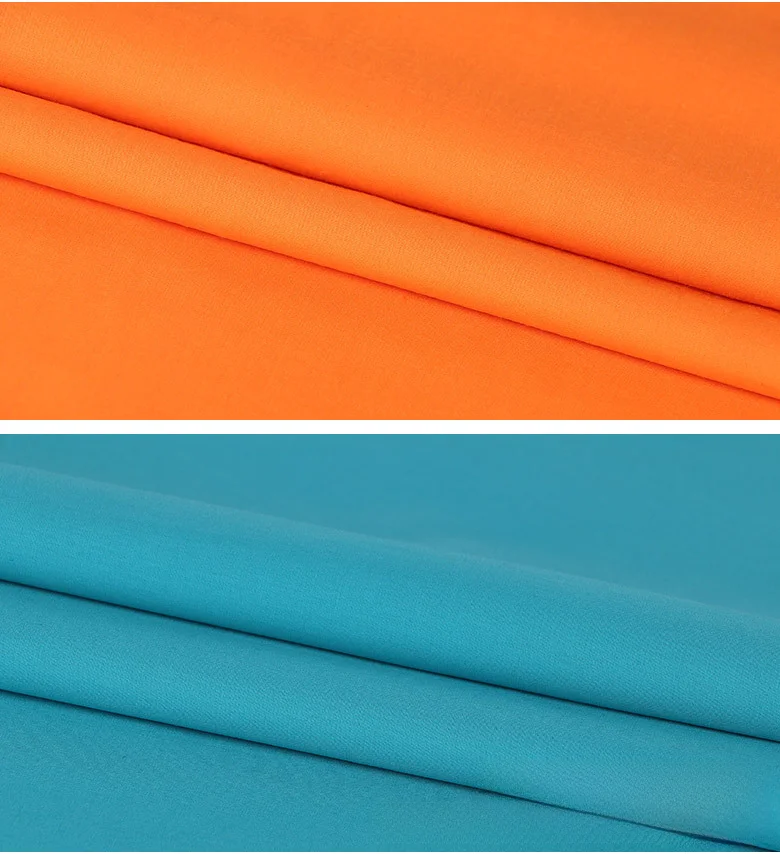 Durable 65/35 TC Dyed Polyester Fabric 65% Poplin Fabric Egyptian Cotton Fabric For Pocketing Interlining Cloth