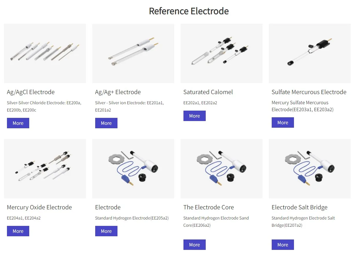 Удобный для замены опорный электрод EE207a2 Стандартный водородный электрод солевой мост