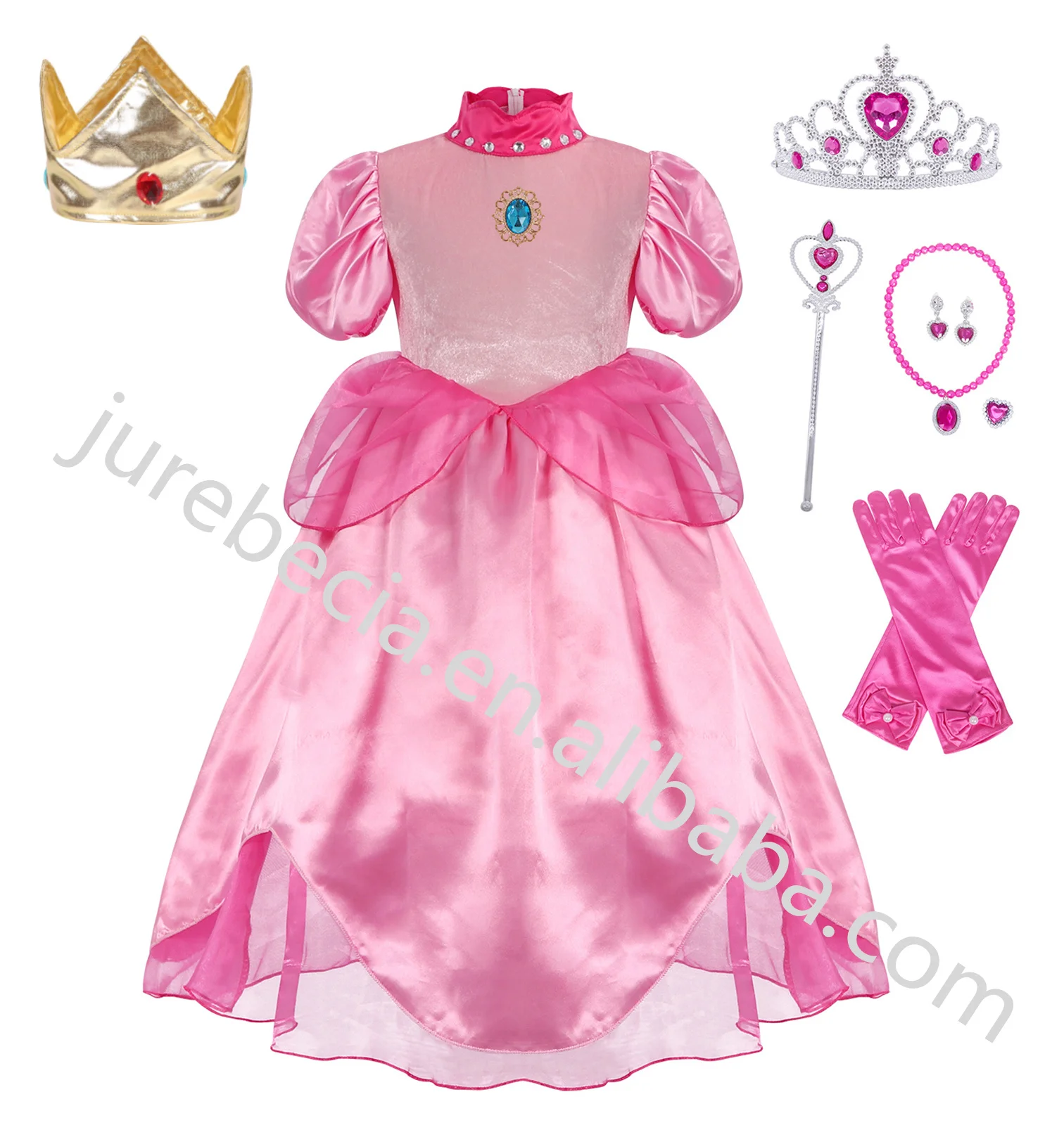 Hanyuyi Children Princess Dress UP Halloween Christmas Party Outfit Super Brothers Costume For Girls Party Dresses