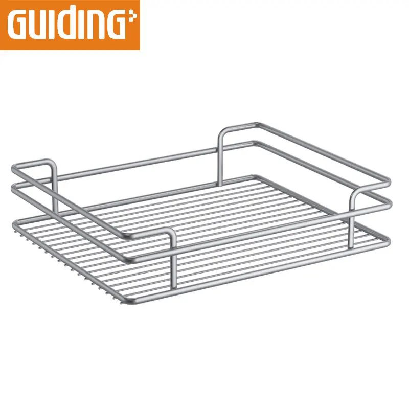 Soft closing  Kitchen Cabinet Organizers Nano Sliding Wire Shelves 2-Tier Magic Corner for Kitchen Corner