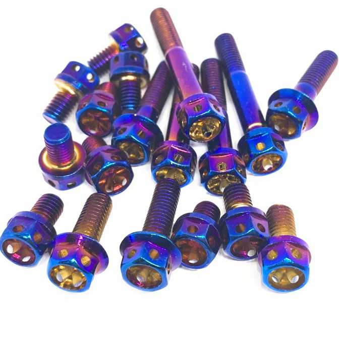 Титановые болты Gr5 M8 M12 M14 с шестигранным гнездом