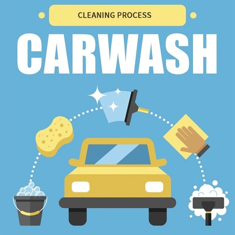 Многофункциональная волшебная сжатая Чистящая губка для мытья автомобиля, Чистящая губка