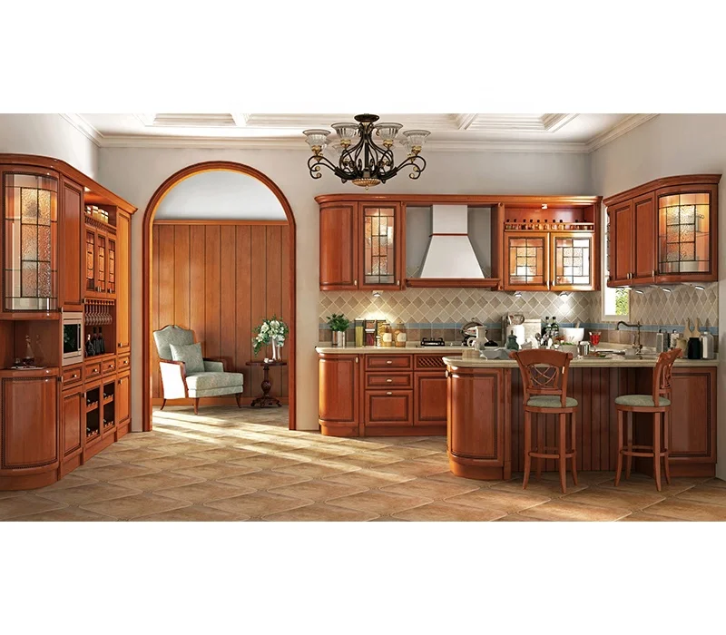 Modern luxury Apartment Modular Furniture Cupboard Kitchen Cabinets For Home