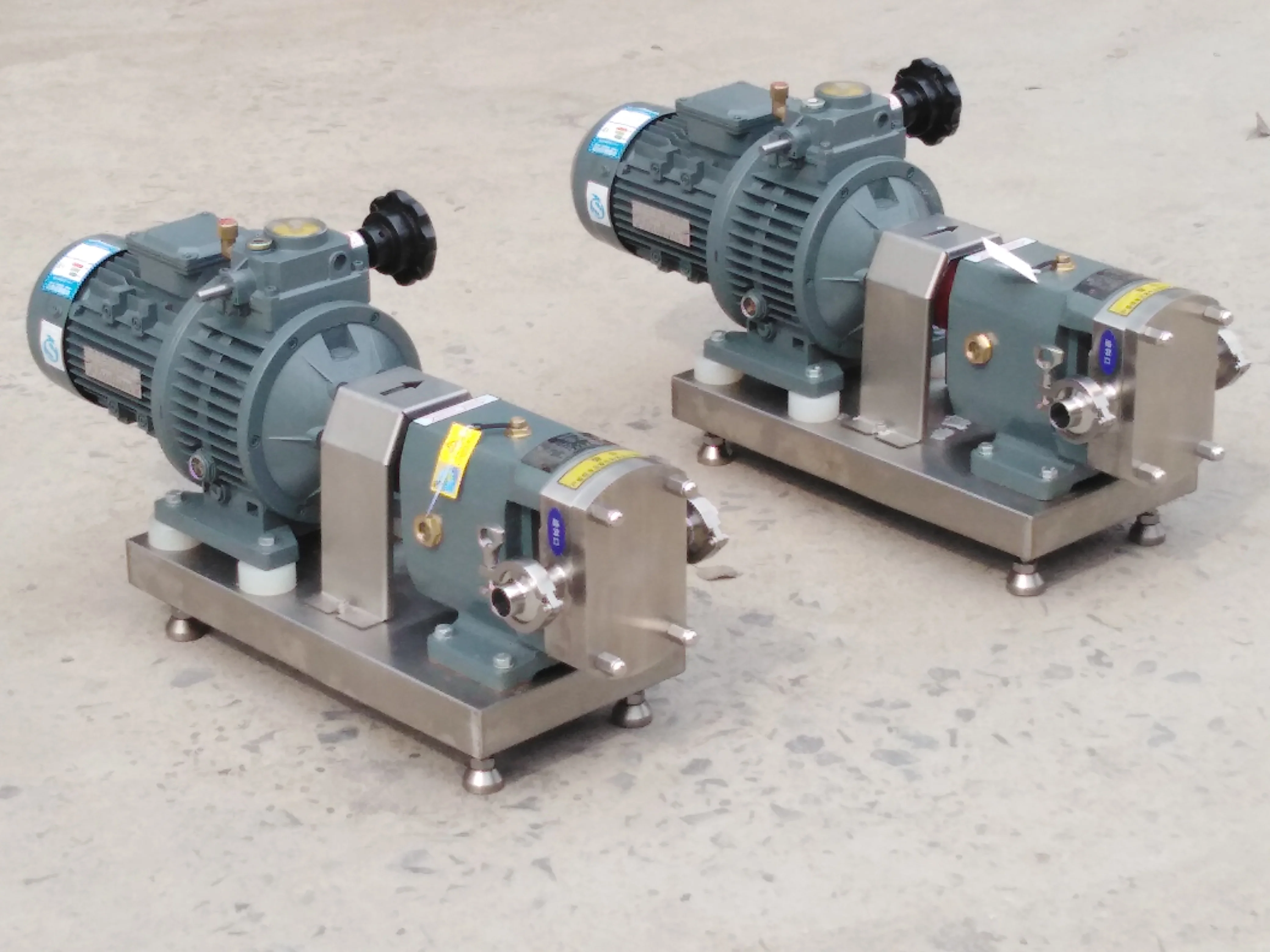 high quality rotary tornado pump stainless steel high viscosity liquids sanitary transfer lobe pump for chocolate oil honey