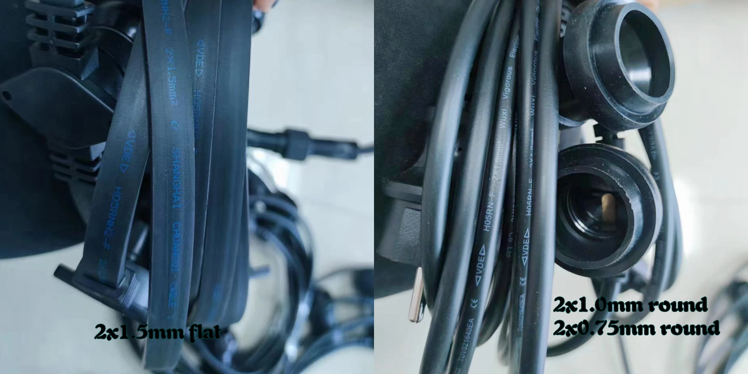 S14 E27 Hanging String Sockets Waterproof Outdoor Light Chain Festoon Led Patio Lights For Bistro Garden