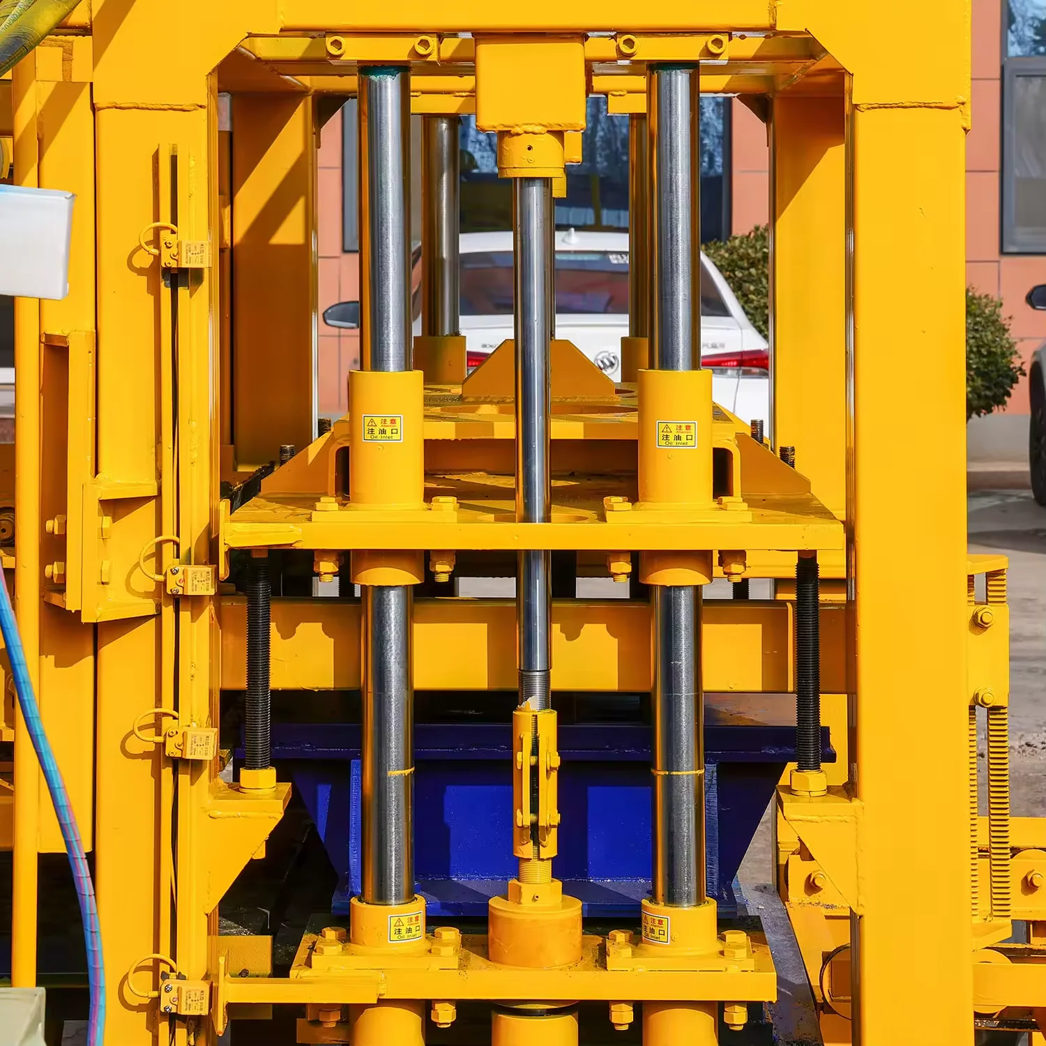 QT4-15 cement brick machine fully automatic cement block bricks making machine machine make cement brick factory