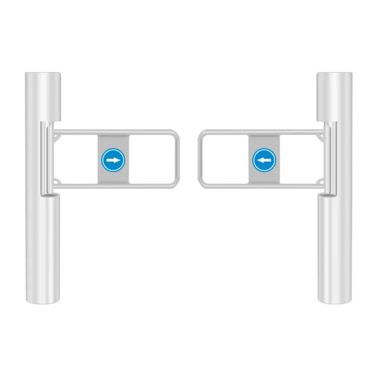 Automatic Anti collision Swing Gate Turnstiles Bi-directional Supermarket electric Swing Barrier Speed gate accessories