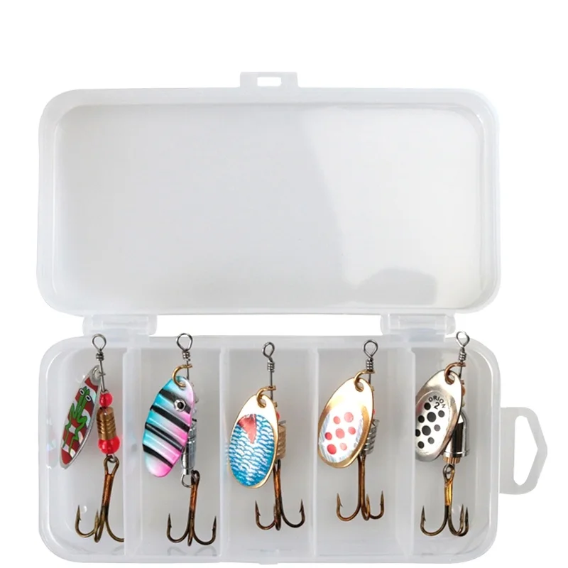 LUSHAZER spinner bait 3g-4.8g spoon lure metal Fishing Lures hard baits