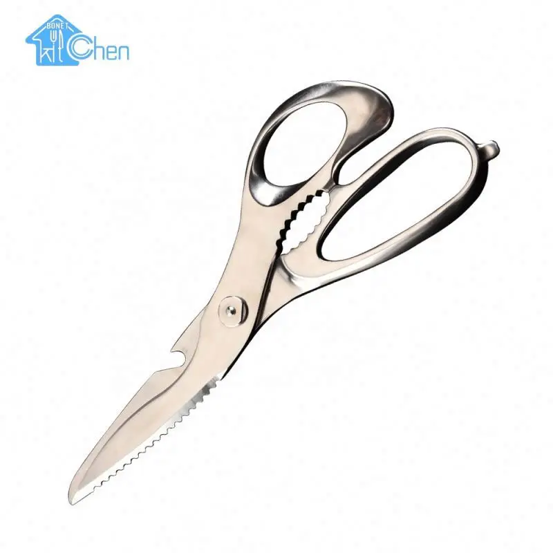 Customized Multifunctional Wooden Kitchen Scissors Kitchen Tools & Gadgets Heavy Duty Kitchen Scissors