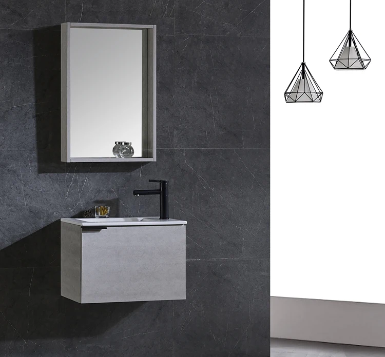 K227 Customized size apartment children wall mini bathroom vanity