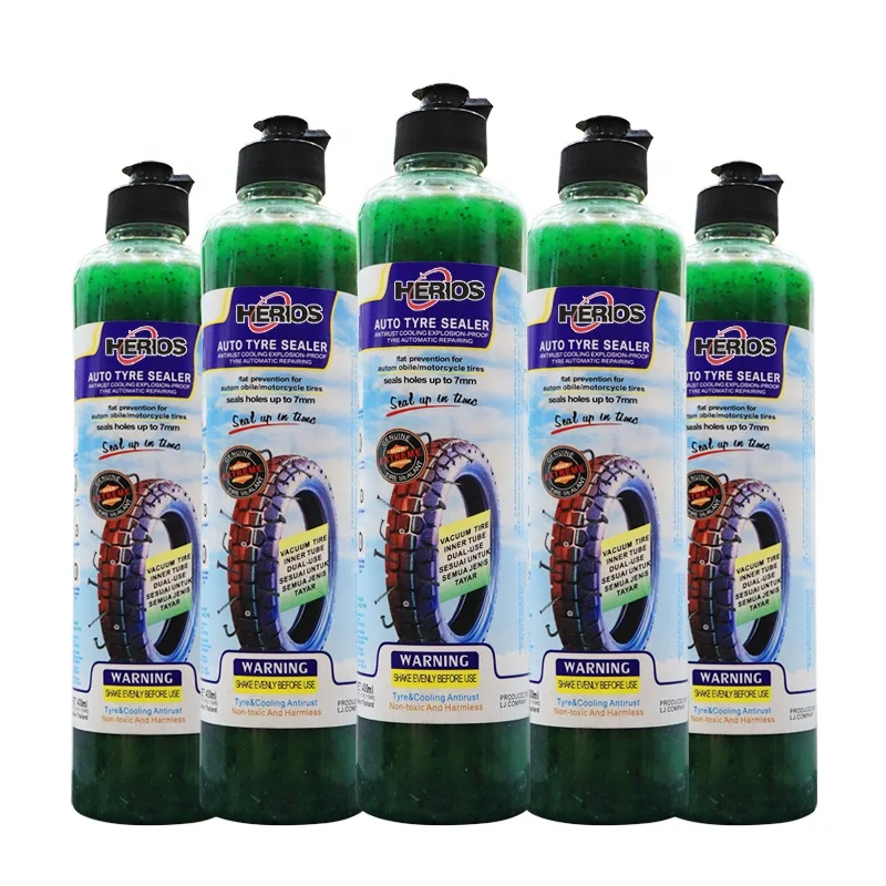 500ml Auto Tyre Sealer Anti Flat and Anti Rust Cooling Explosion Proof Bottle