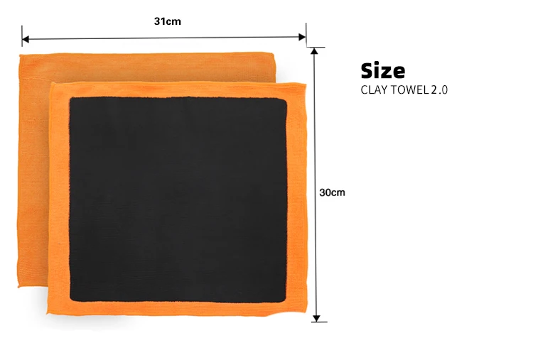Microfiber car washing towel OEM Manufacturing Car care kit Maintenance type 2.0 clay towel