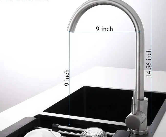 Cold and Hot Kitchen Faucet with Pull Down Sprayer, Kitchen Faucet Sink Faucet Single Handle