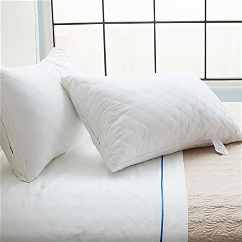 A pair of pure cotton pillow cores, a set of whole-home single hotel pillows