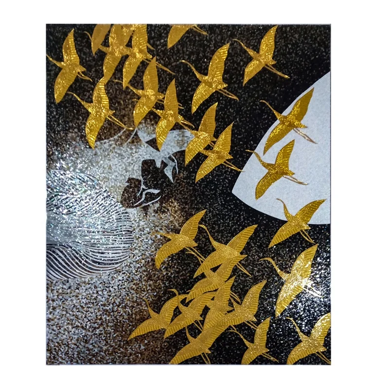 Modern Craft Murals Square Glass Mosaic Tile for TV Background and Kitchen Backsplash Decoration tiles glass mosaic