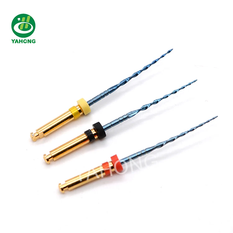 Manufacture Price W3 Endodontic Dental Endo Niti Root Canal Files Wave One Gold Super File for Dentist Consumptions