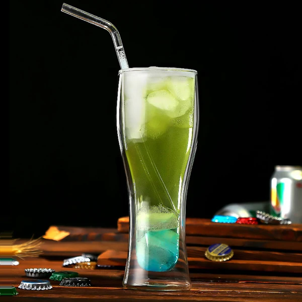 
high quality double THICK walled hand blown beer glasses 