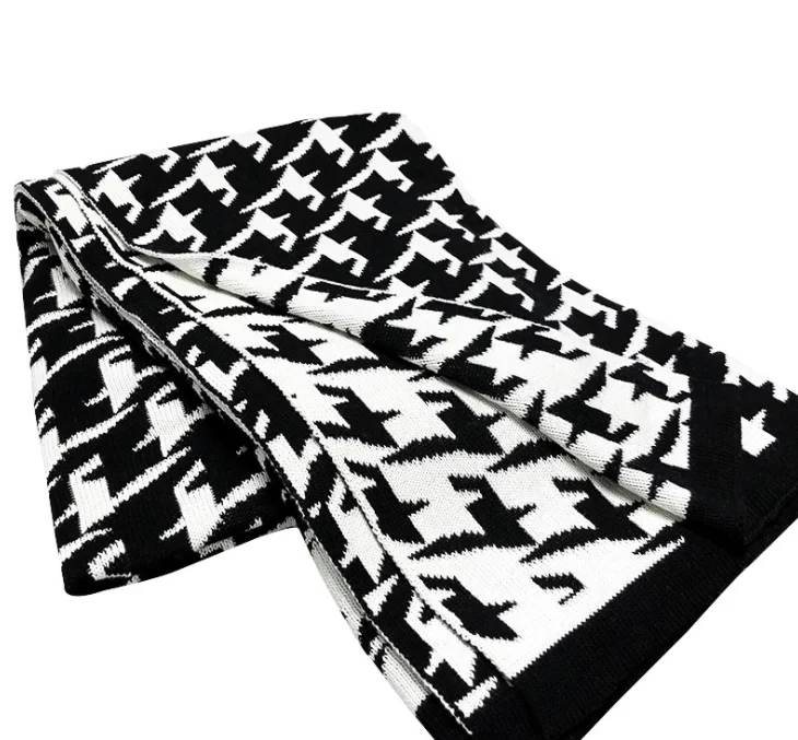 
Thousand bird pattern blanket board room sofa cover blanket 