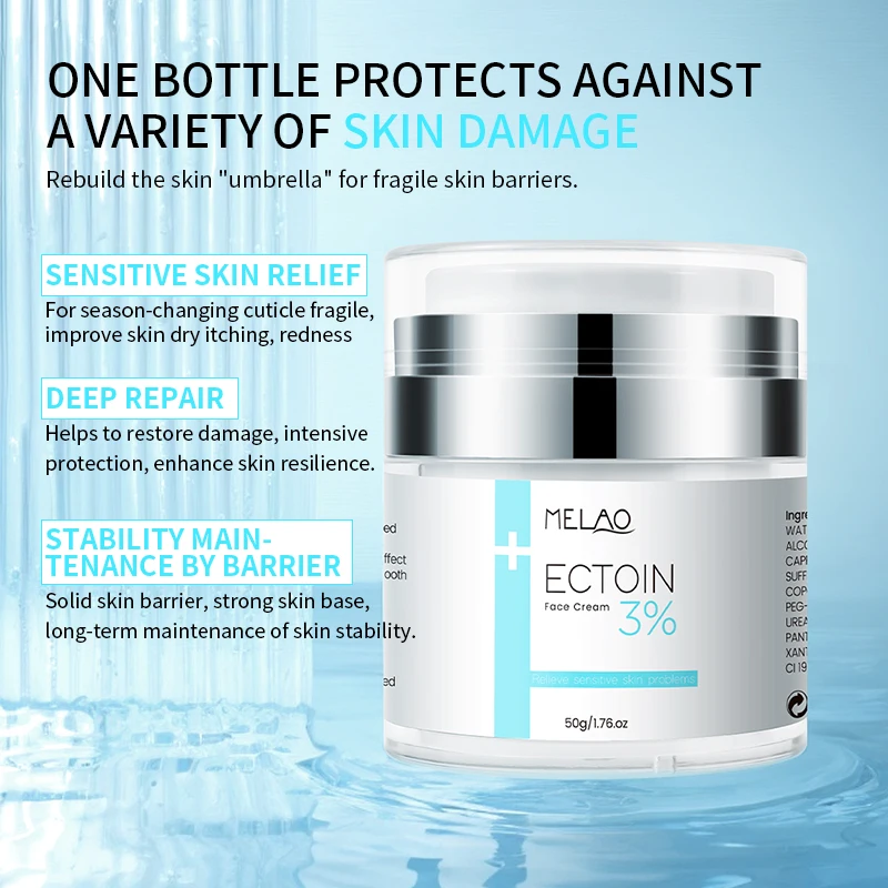 Private Label Ectoin Face Cream Whitening Moisturizing Soothing Face Cream Best Cream for Face