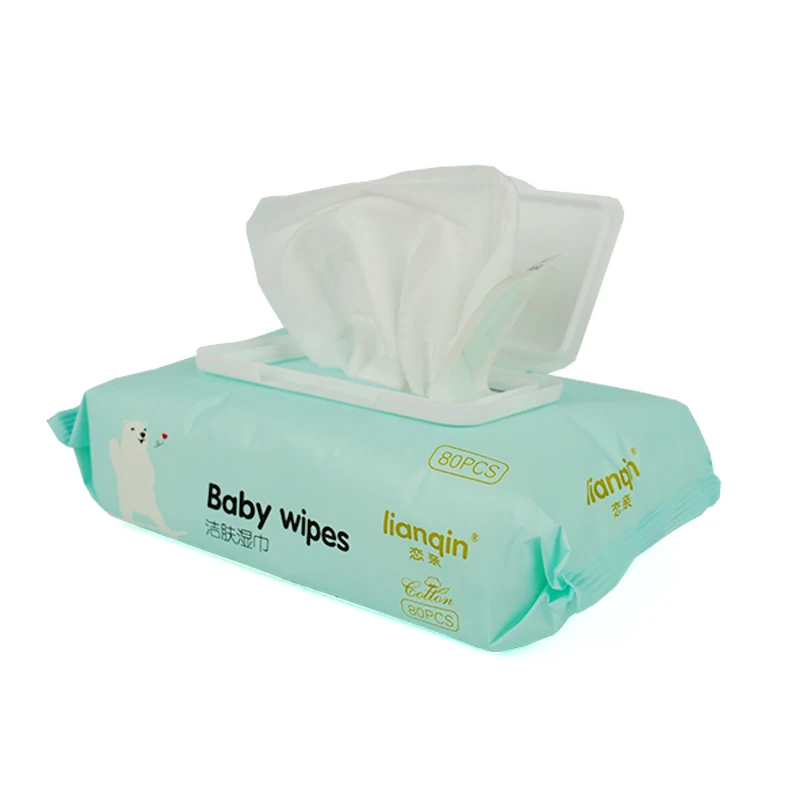 FREE SAMPLE cleaning wet wipes for baby Spunlace Material soft baby wet wipes Factory cheap OEM baby wipes