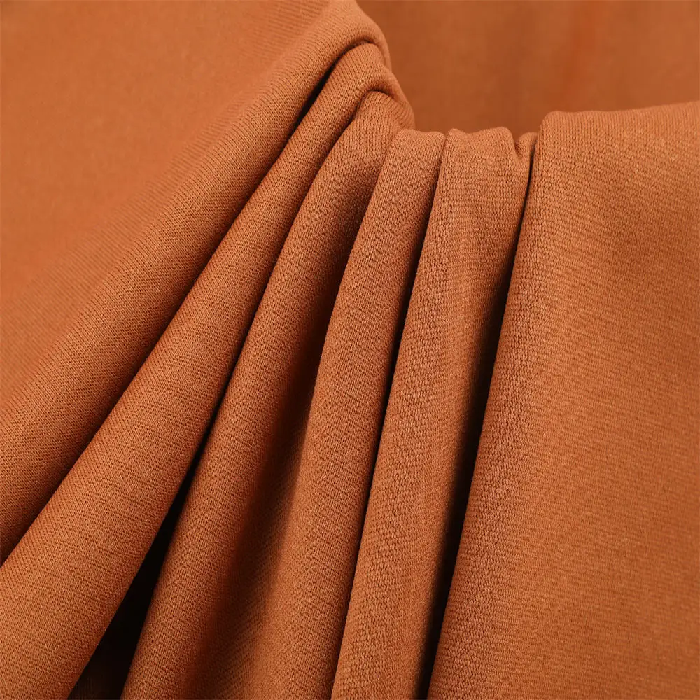 W250 Factory wholesale Stock 250-260 GSM Knitted French Terry 100 Polyester Fabric For Hoodie Sweatshirt Clothing