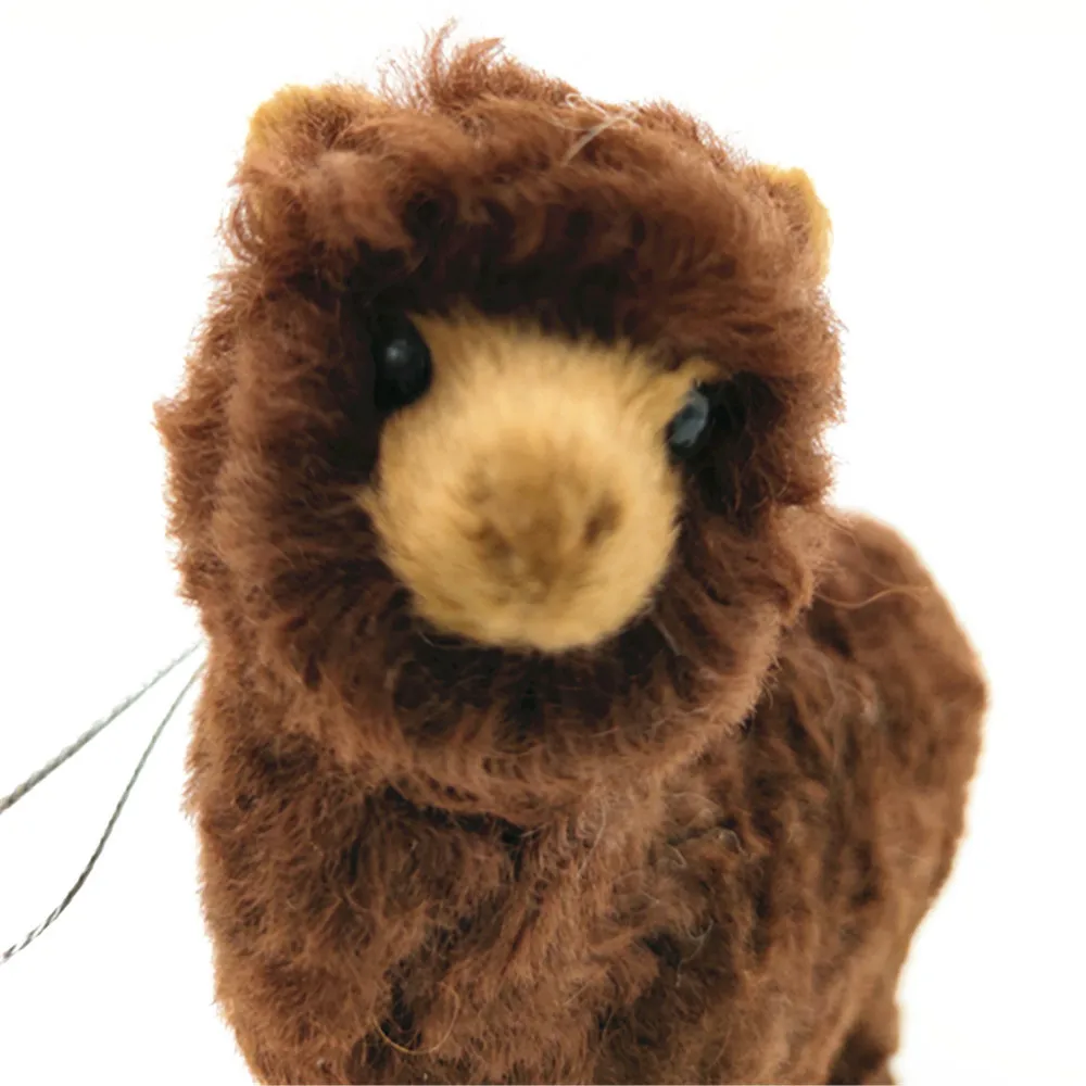 Custom New Cute Alpaca Doll Simulated Little Sheep Animal Ornaments Christmas Gift Llama Plush Toy For Kids