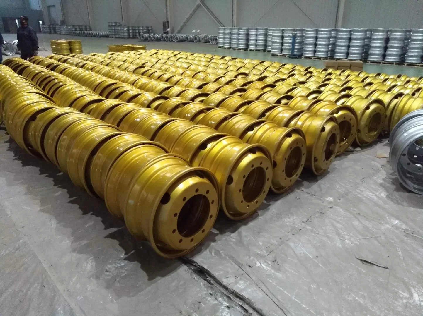 22 5*9 00 TS16949 бескамерные стальные грузовые диски для