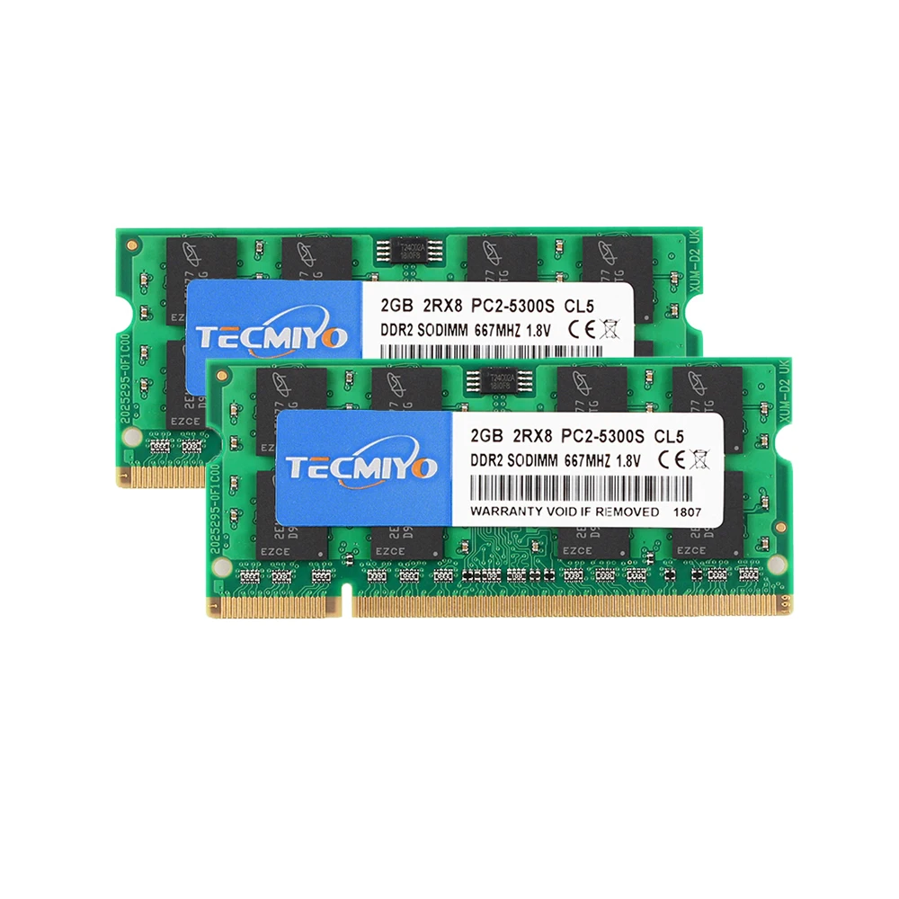 OEM ODM RAM Factory DDR2 2GB 667MHZ ram PC2 5300S UDIMM PC ddr2 Memoria Ram with Good Price