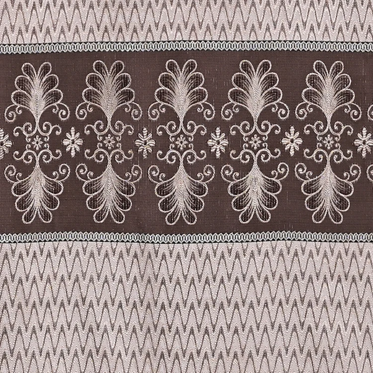 Wholesale fabric jacquard curtain window decorations for bedroom