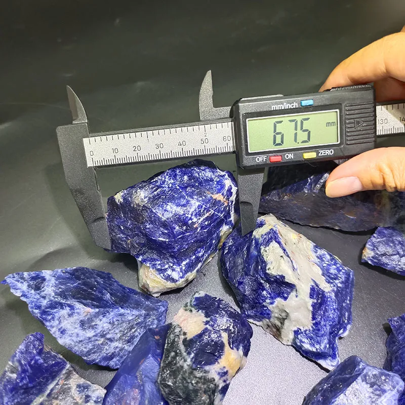 Sodalite  Rough Stones Natural Healing Crystal Mineral Specimen Sodalite  Raw Stones for Collection
