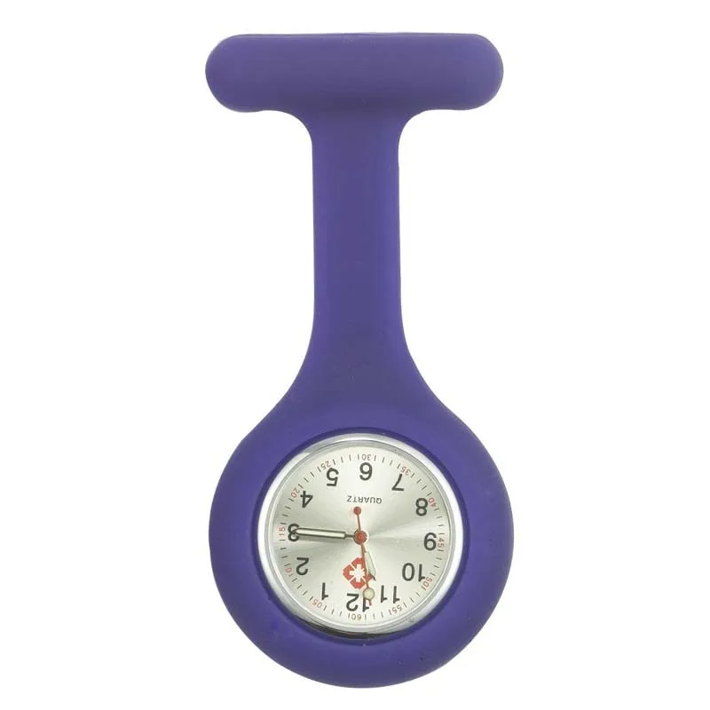 Silicone pocket unisex nurse watch luminous hands medical fashion hang watch big dial made in prc