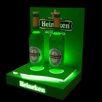 Party Supplier Acrylic Led Champagne Bottle Display Glorifier Presenter For Night Club
