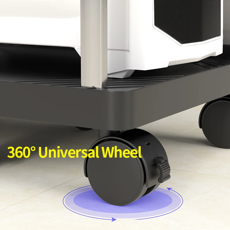 Adjustable Height Universal Laptop Stand Wide Base with Retractable Bracket MDF Material Office & Home Computer Desk School Use