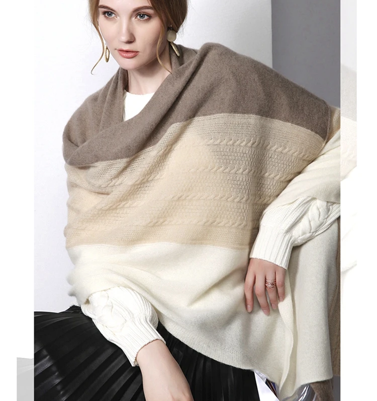 Super Soft Extra-Large Cashmere scarf shawl Fashion Winter Cashmere Shawl
