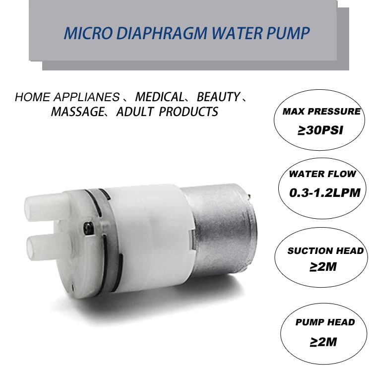 water pump dc 12V diaphragm micro water pump