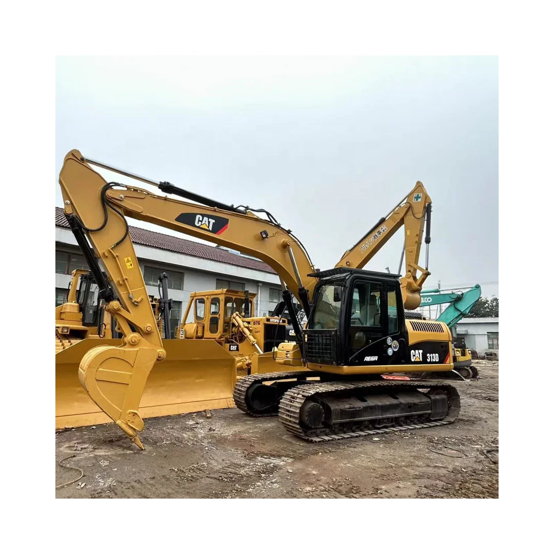 90% New 13 Ton Used Perfect condition CAT 313D  hydraulic crawler excavator heavy digger equipment for sale cat 325d/329d/330d