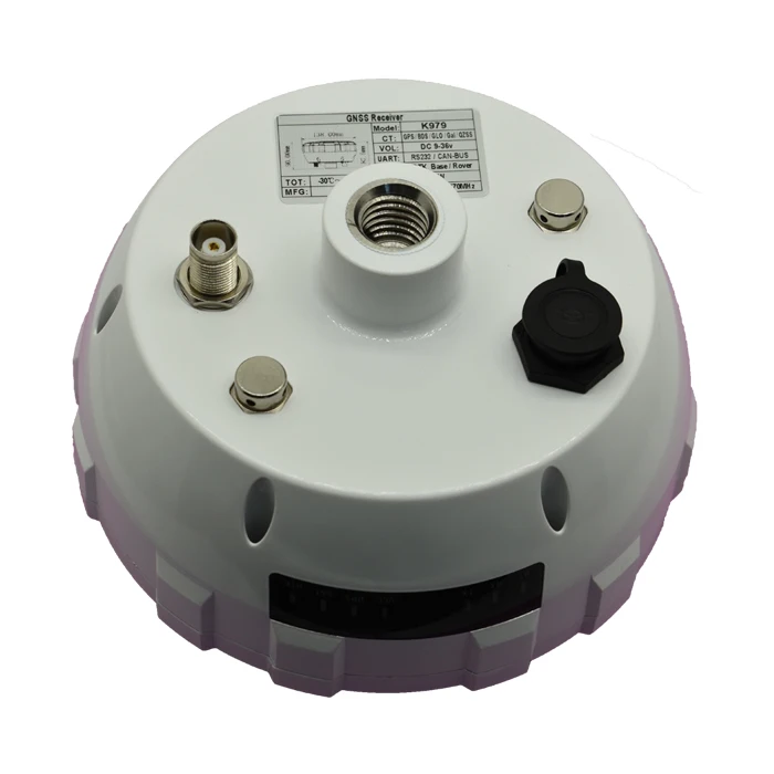 GNSS RTK base and rover receiver  gps modle antenna  bluetooth 5.0 with 433mhz  radio 2w 10KM  usb waterproof IP67