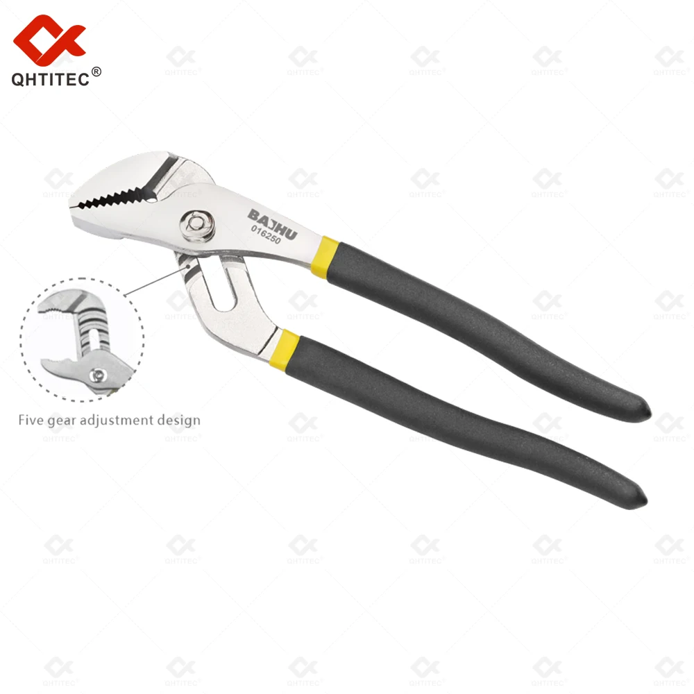 Water Pump Pliers 7/8/10/12/16 inch Quick-release Plumbing Pliers Pipe Wrench Straight Jaw Groove Joint Removal Tool