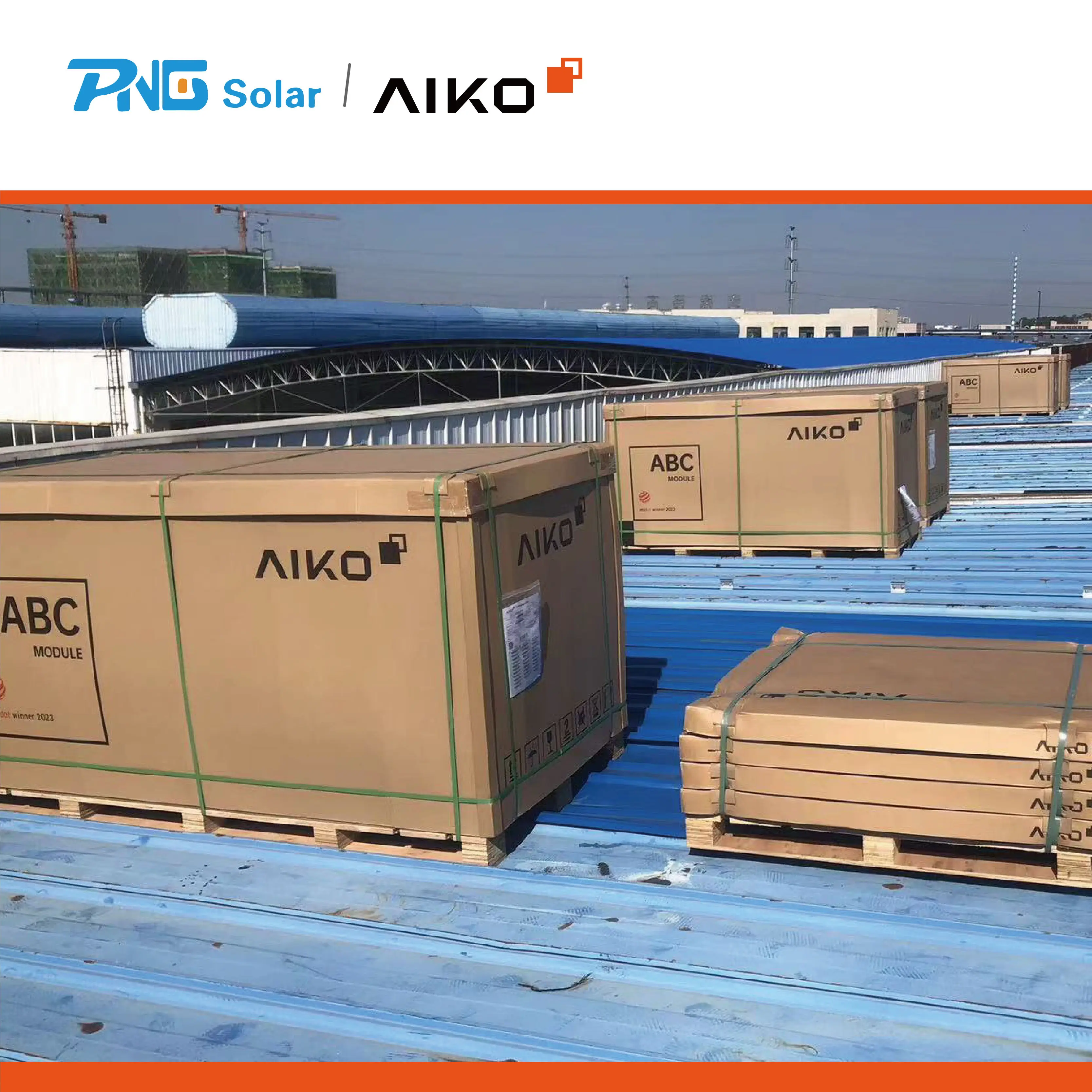 Солнечная панель AIKO N-типа 470 Вт монолицевая 450 455 460 465 полностью черная рама с хорошей ценой