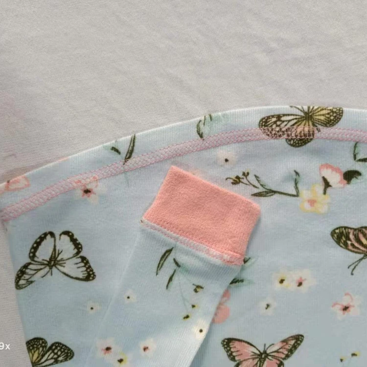 
2021 Kids Pajamas Set Children Soft Plain Girls Pajamas 