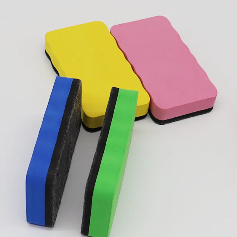 Factory EVA Dry Erase Magnetic Whiteboard Eraser Colorful Magnetic Eraser for Office School