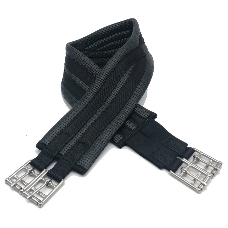 Muker Horse riding equipment wholesale custom EVA material horse girth with stainless steel roller buckles