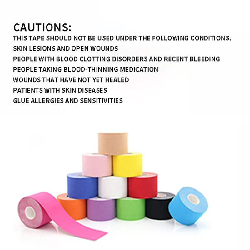 MKAS Gym Fitness Breathable Waterproof Bandage Kt Kinesiology Sport Tape Wholesale High Quality Custom Kinesiology Tape