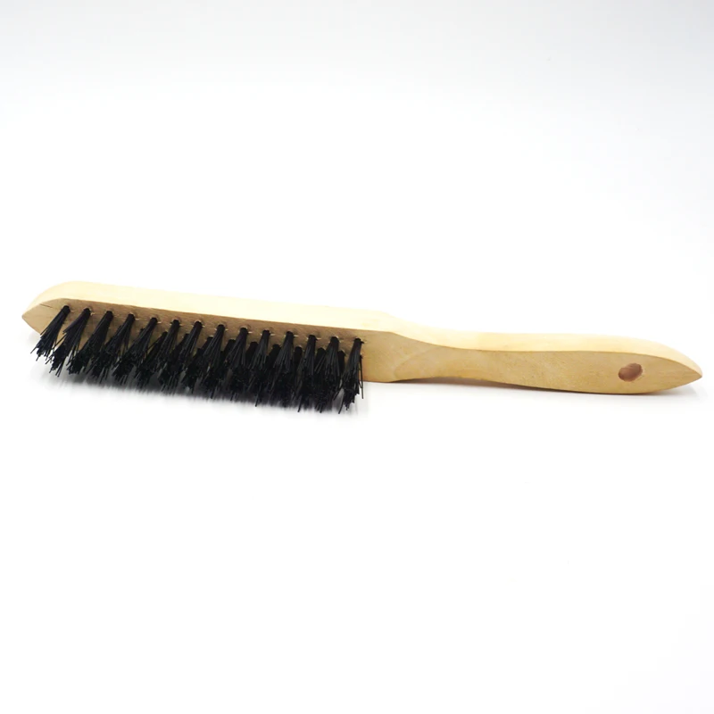 Wood Handle Wire Scratch Brush Heavy Duty Stainless Steel Brushes