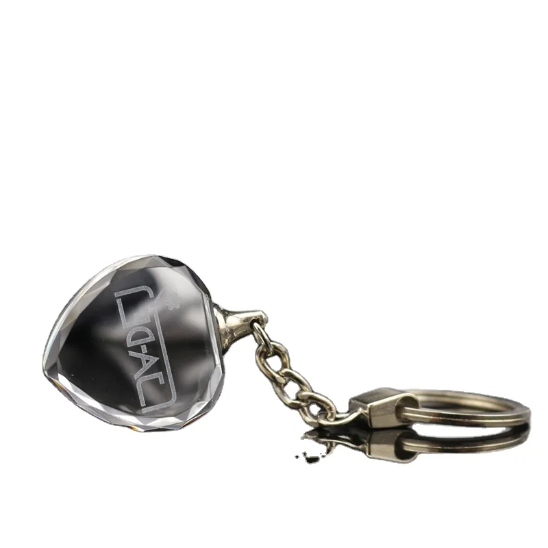 Брелок для ключей фото брелок дешевая цена гравировка кристаллов на заказ ваш логотип в форме сердца стекло 3d ПВХ цинковый сплав 300 шт.